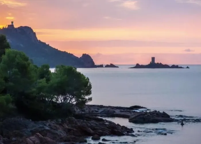Charming T2 100 Meters From The Lejlighed Fréjus
